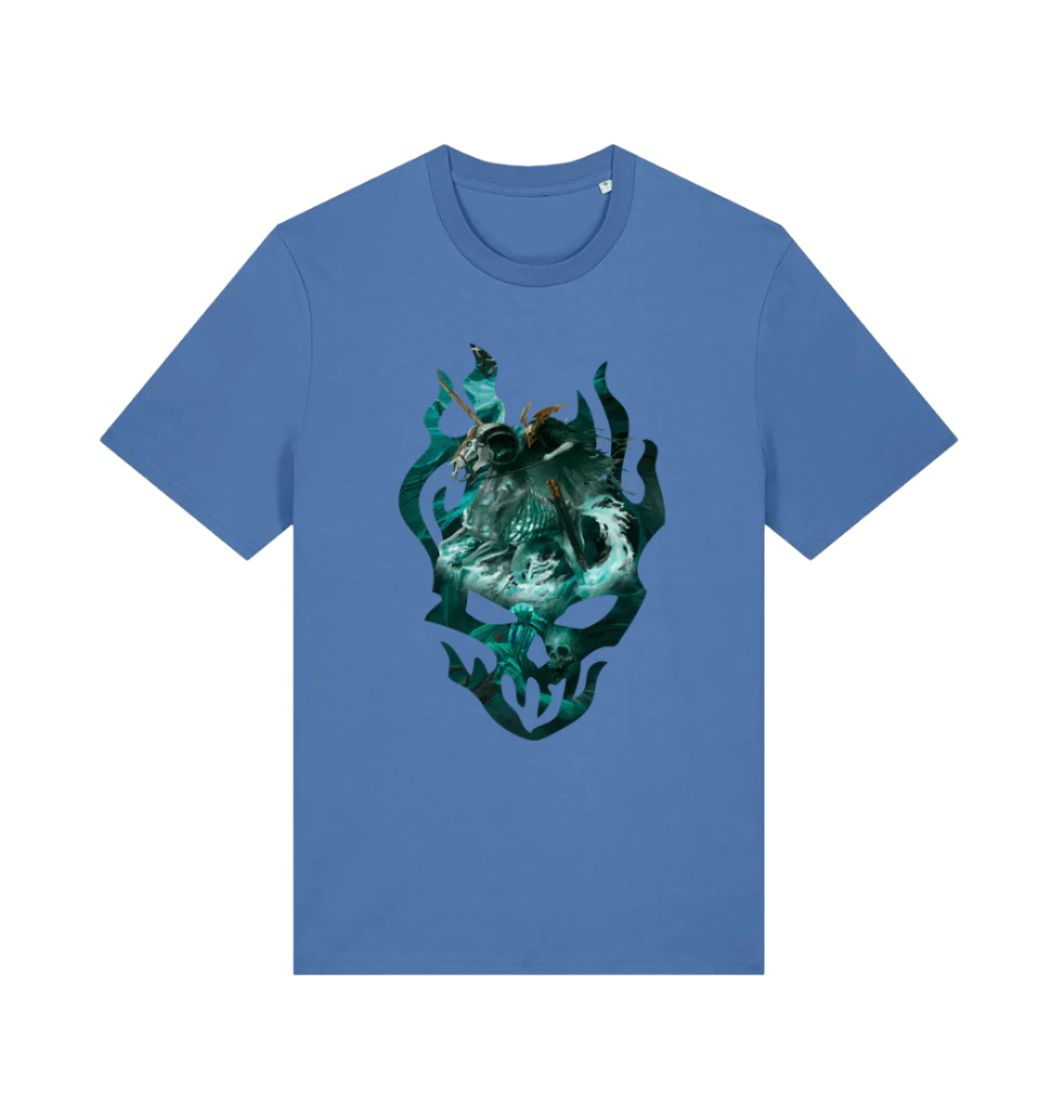 Bright Blue Printed T-shirt